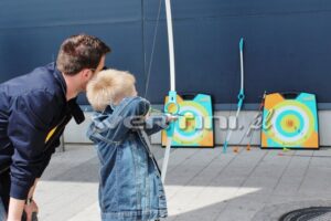 Stanowisko sportowe bezpieczny łuk dla dzieci