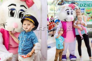 Zajączka Suzi podczas eventu z okazji Dnia Dziecka